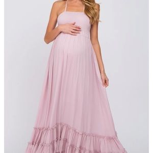 Pink blush dress (maternity)